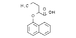 2-(1-Naphthalenyloxy)-pentanoic acid