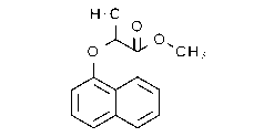 2-(1-Naphthalenyloxy)propanoic acid methyl ester