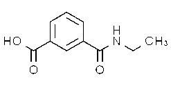 3-(Ethylcarbamoyl)benzoic acid