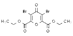 3,5-Dibromo-4-oxo-4H-pyran-2,6-dicarboxylic acid 2,6-diethyl ester
