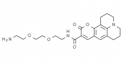 N-[2-[2-(2-Aminoethoxy)ethoxy]ethyl]-2,3,6,7-tetrahydro-11-oxo-1H,5H,11H-[1]benzopyrano[6,7,8-ij]quinolizine-10-carboxamide