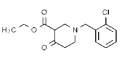 1-[(2-Chlorophenyl)methyl]-4-oxo-3-piperidinecarboxylic acid ethyl ester