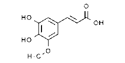 3,4-Dihydroxy-5-methoxycinnamic acid