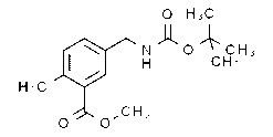 5-N-tert-butoxycarbonylmethylamino-2-methylbenzoic acid methyl ester