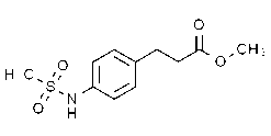 Methyl 3-[4-[(methylsulfonyl)amino]phenyl]propanoate