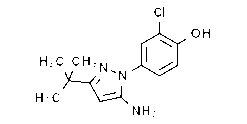 4-(5-Amino-3-tert-butyl-1H-pyrazol-1-yl)-2-chlorophenol