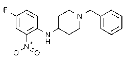 N-(4-fluoro-2-nitrophenyl)-1-(phenylmethyl)-4-piperidinamine