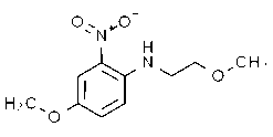 4-Methoxy-N-(2-methoxyethyl)-2-nitroaniline