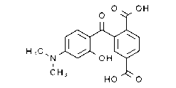 2-[4-(Dimethylamino)-2-hydroxybenzoyl]-1,4-benzenedicarboxylic acid