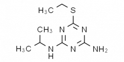 2-Amino-4-isopropylamino-6-ethylthio-1,3,5-triazine