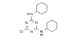2,4-Bis(cyclohexylamino)-6-chloro-triazine