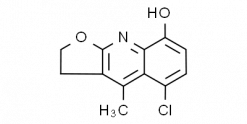 2,3-Dihydro-5-chloro-4-methylfuro[2,3-b]quinolin-8-ol