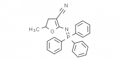 4,5-Dihydro-5-methyl-2-[(triphenylphosphoranylidene)amino]-3-furancarbonitrile