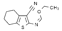 2-(Ethoxymethylideneamino)-4,5,6,7-tetrahydro-1-benzothiophene-3-carbonitrile