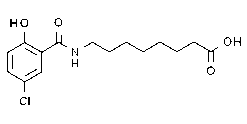 8-[(5-Chloro-2-hydroxybenzoyl)amino]octanoic acid